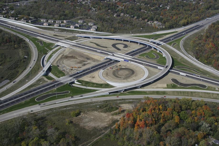 i-70/i-75 Interchange, centrally located freight
